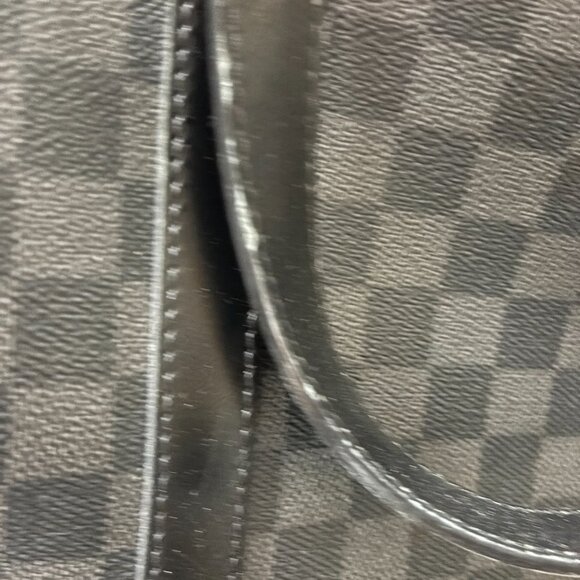 LOUIS VUITTON Tadao Hand Tote bag Damier Graphite Leather Black FLASH SALE - Picture 4 of 13